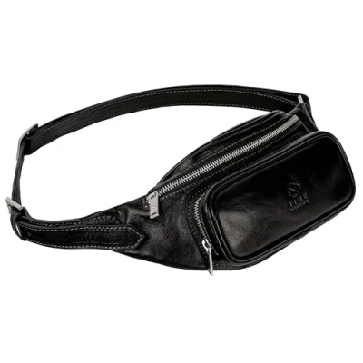 Abbildung von Bauchtasche Leder Damen und Herren Zeitlose Gürteltasche 100% Italienische Handwerkstradition Rot Time Resistance
