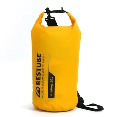 Abbildung von Restube Wasserdichter Drybag Premium Qualität für ultimativen Schutz Vielseitig und geräumig Ideal Reisen, Wandern, Wasseraktivitäten 100% wasserdicht langlebig [10L]