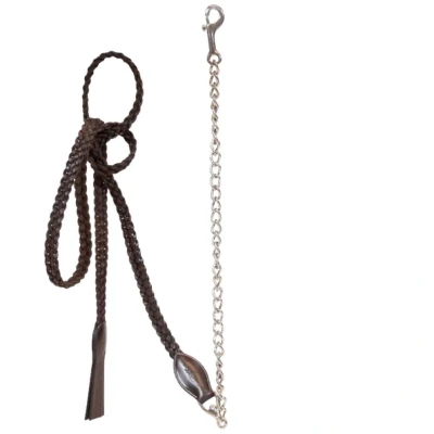 Abbildung von Dyon Führstrick mit Kette Braun
