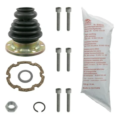 Abbildung von FEBI BILSTEIN 03315 Achsmanschette Vorderachse rechts, getriebeseitig Gummi VOLKSWAGEN: Vento, GOLF 2, 3