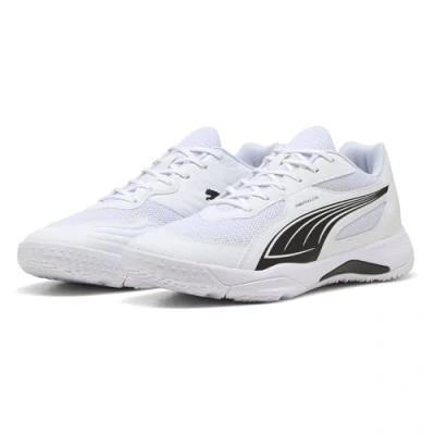 Abbildung von PUMA Unisex Solarflash Iii Hallenturnschuh, Weiß Schwarz, 38.5 EU