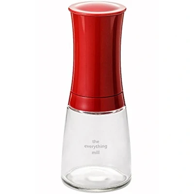 Abbildung von Kyocera Universalmühle Weiß, Kräuter &amp; Gewürzmühle, Verstellbares Keramikmahlwerk, Salz und Pfeffermühle für intensives Aroma, Rostfrei, feuchte Reinigung möglich, H: 16 cm