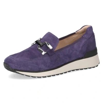 Abbildung von CAPRICE Damen Slipper aus Leder Bequem, Lila (Purple Suede), 39 EU