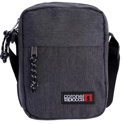Abbildung von Coronel Tapiocca Herren Urban Shoulder Bag Schultertaschen, 17.5 x 22 5.6 cm, Grau