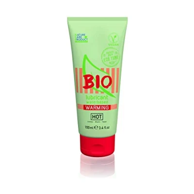 Abbildung von HOT BIO Lubricant Warming Glide, Biologisches &amp; veganes, wasserbasierendes wärmendes Gleitgel, 100ml