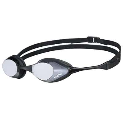 Abbildung von arena Cobra Original Swipe Mirror Unisex Wettkampfbrille für Erwachsene, Schwimmbrille mit Verspiegelten Gläsern, Anti Beschlag, UV Schutz, 4 Austauschbare Nasenstege