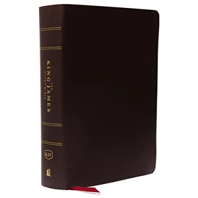 Abbildung von KJV, The King James Study Bible, Bonded Leather, Burgundy, Thumb Indexed, Red Letter, Full Color Edition: Holy Version