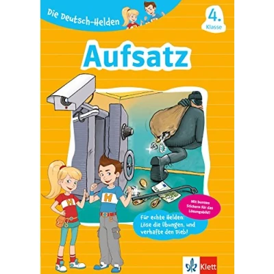 Abbildung von Klett Aufsatz 4. Klasse: Deutsch Übungsheft für die Grundschule mit Stickern (Die Helden)
