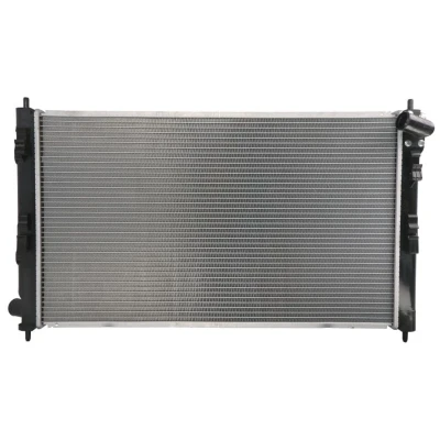 Abbildung von NRF 53593 Kühler, Motorkühlung Aluminium 700 402 25 Kühlrippen gelötet MITSUBISHI: Outlander 2 SUV, Lancer 8 Limousine, ASX Off Road