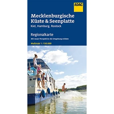 Abbildung von ADAC Regionalkarte 02 Mecklenburgische Küste und Seenplatte 1:150.000: Kiel, Hamburg, Rostock