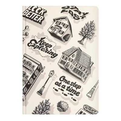 Abbildung von Caran d&#039;Ache Skizzenbuch Rylsee a5 blanko in urbanem Graphik Stil, Hardcover (300 g/m²), 64 Seiten, Format A5, 21x14.8cm, 0454.323