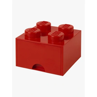 Abbildung von LEGO Aufbewahrungsbox mit Schublade 4, Rot