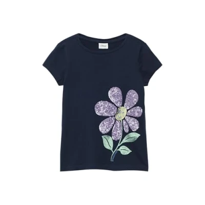 Abbildung von s.Oliver Tshirt print für Kinder, Größe: 116/122, Navy