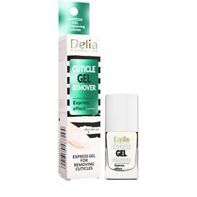 Abbildung von Delia Cosmetics Nagelhautentferner Gel Formel Erweichend mit Aloe Vera &amp; Vitaminen A F macht trockene Nagelhaut schnell weich 11 ml