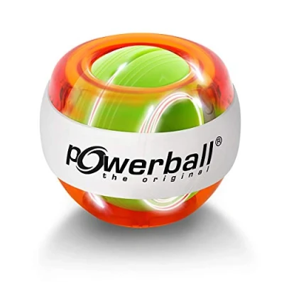 Abbildung von Powerball Lightning Red, gyroskopischer Handtrainer mit rotem Lichteffekt, transparent rot, das Original von Kernpower