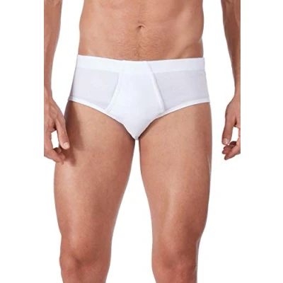Abbildung von Huber Herren Brasil 2er Pack Slip, Weiß (Weiss 0500), Medium (Herstellergröße: M)