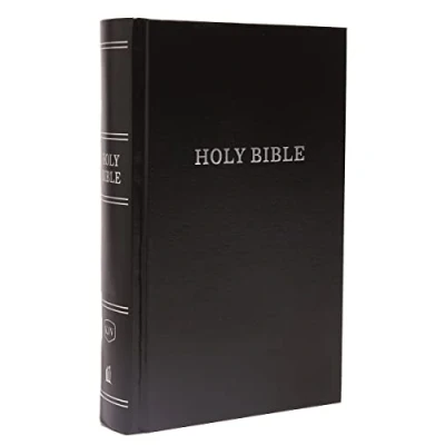 Abbildung von KJV, Pew Bible, Large Print, Hardcover, Black, Red Letter, Comfort Print: Holy King James Version
