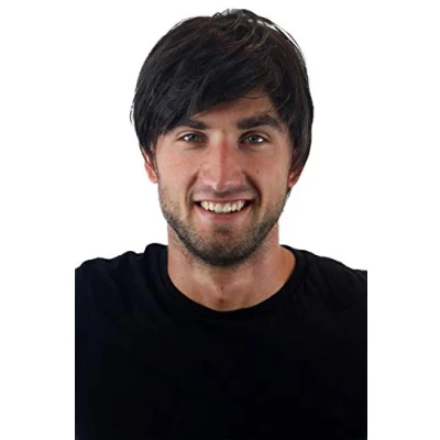 Abbildung von WIG ME UP GFW387 4 Männer Perücke Herren dunkelbraun kurzhaarig frech