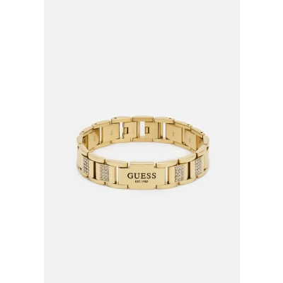 Abbildung von Guess FLAT Chain Unisex Armband Yellow goldcoloured, Größe: One Size, gold coloured
