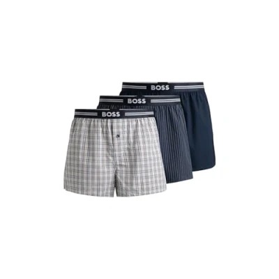 Abbildung von BOSS 3 PACK Boxershorts, Herren, Größe: Large, Light beige