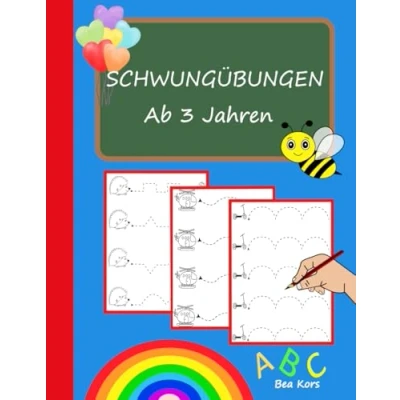 Abbildung von Schwungübungen Ab 3 Jahre: Übungsheft zur Förderung der Hand Augen Koordination, Feinmotorik und Konzentration