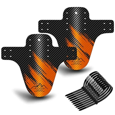 Abbildung von NICEDACK Schutzbleche Mountainbike,Mountainbike Spritzschutz, MTB Vordere und Hintere Kompatible Mudguard,Fahrrad Zubehör Mud Guard Fit 20 26 27 27.5&quot; 29 Zoll Fat Bike