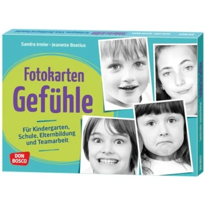 Abbildung von Fotokarten Gefühle: Für Kindergarten, Schule, Elternbildung und Teamarbeit. was sind positive Gefühle, negative? Gefühle beschreiben erkennen lernen, mit Leitfragen ausdrucksstarken Fotos
