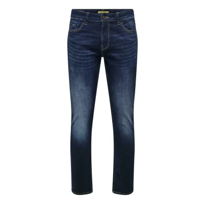 Abbildung von ONLY &amp; SONS Herren ONSLOOM Jax DBD 9138 DCC DNM NOOS Slim fit Jeans, Dark Blue Denim, 28 W/ 32 L