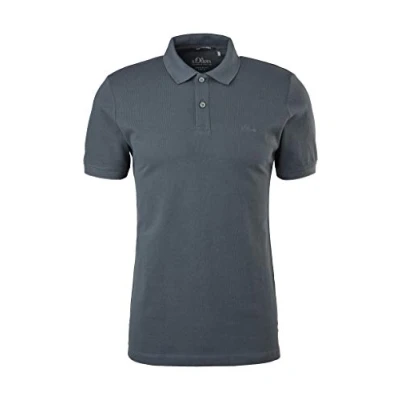 Abbildung von s.Oliver Herren Poloshirt Kurzarm Regular Fit Polohemd, Gris (Grey Clear), M