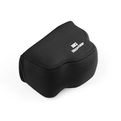 Abbildung von MegaGear Neoprene Kameratasche für Sony Alpha a6700 (16 50mm) Stilvolle und Schützende Digitale Fotografie Tasche (Schwarz)