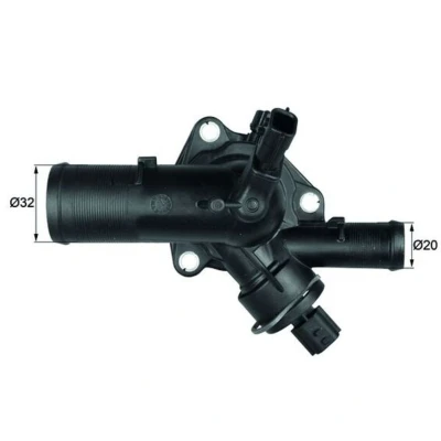 Abbildung von MAHLE ORIGINAL TM 39 108 Kühlwasserthermostat mit Dichtung RENAULT: Clio 3, III Grandtour