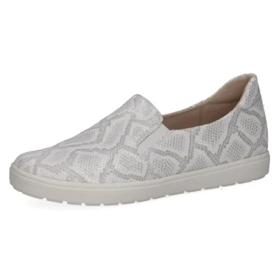 Abbildung von Caprice Slipper, Damen, Größe: 39, White reptile Leder