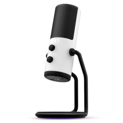 Abbildung von NZXT Capsule AP WUMIC W1 USB Streaming Mikrofon Hohe Audioqualität Unidirektionale Nierencharakteristik Hochauflösende Sprachaufnahme Plug &amp; Play Weiß