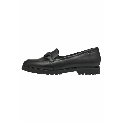 Abbildung von Tamaris Slipper, Damen, Größe: 36, Black leather Leder