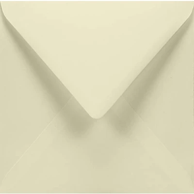 Abbildung von Netuno 25 quadratische Briefhüllen Elfenbein 155 x mm 120g Aster Smooth Ivory elegante Einladungs Umschläge Ecru quadratisch Briefumschläge für Hochzeit Geburtstag Taufe Weihnachten Jubiläum