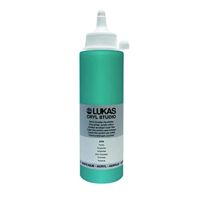 Abbildung von LUKAS Cryl Studio 250 ml, Acrylfarbe in Premium Qualität, Türkis