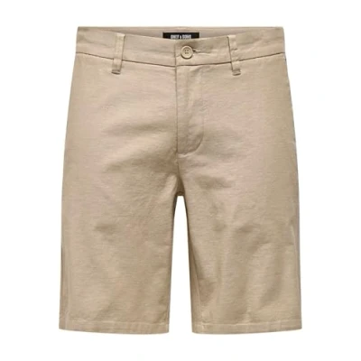 Abbildung von Only &amp; Sons Shorts, Herren, Größe: Medium, Chinchilla