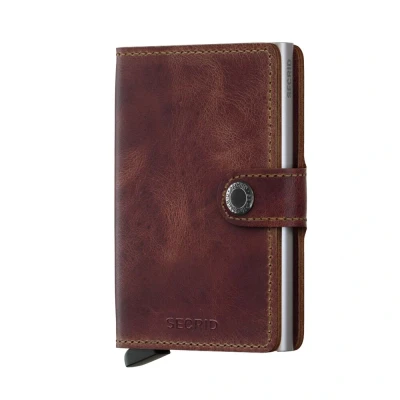 Abbildung von Secrid Miniwallet Vintage Brown Kostenlose Gravur