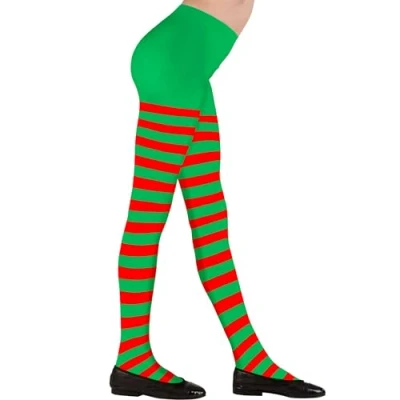 Abbildung von W WIDMANN MILANO Party Fashion Strumpfhose für Kinder, gestreift, 70 DEN, Strumpfhosen Hexen Strumpfhose, Karneval