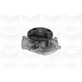 Abbildung von GRAF PA991 Wasserpumpe mit Dichtung mechanisch Stahlblech für Keilrippenriementrieb ALFA ROMEO: Brera, 159 Sportwagon, Saloon, OPEL: Signum CC