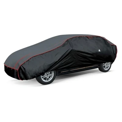 Abbildung von Walser Hagelschutz Abdeckplane Auto, Autogarage Abdeckung, Auto Pro, Hagelschutzplane, Abdeckung 100% Polyester, Vollgarage, PKW XL anthrazit schwarz