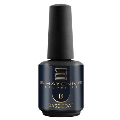 Abbildung von SHAYENNE Base Coat 15 ml Unterlack UV LED Nagellack Polish Gel Clear Nagel Lack Gellack Nagelgel Shellac Nägel Maniküre Nageldesign Nail Art Härtungsunterlack Grundierlack