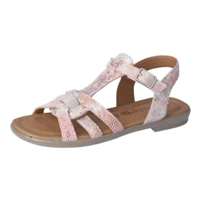 Abbildung von RICOSTA Mädchen Riemchensandalen BIRTE, Kinder Sandalen, Weite: Mittel, Sandaletten, Sommersandalen, bequem, flach, Sommerschuhe, Rose (310), 41 EU