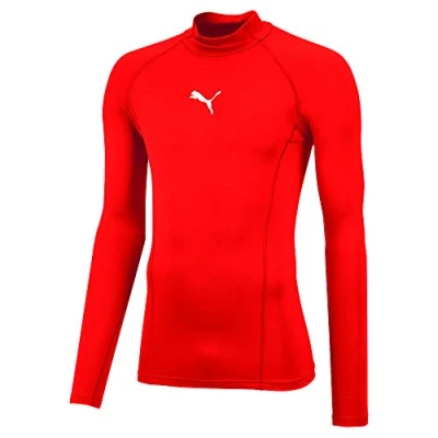 Abbildung von Puma LONG Sleeve Langarmshirt, Herren, Größe: XXL, Rot