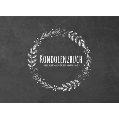 Abbildung von Kondolenzbuch In liebevoller Erinnerung: Trauerbuch für eine stille und aufrichtige Anteilnahme 100 blanko Seiten zum Ausfüllen Schlichtes Erinnerungsbuch Beerdigung Gästebuch
