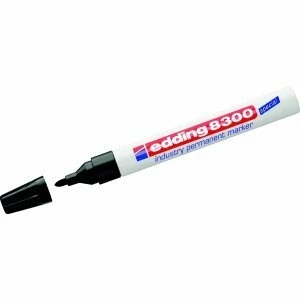 Abbildung von edding 10 x Permanentmarker 8300 Industry permanent Marker schwarz Rundspitze