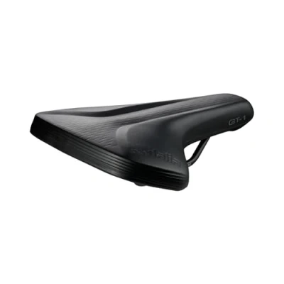 Abbildung von Selle Italia GT 1 Citybike Sattel aus Eva, FEC Gestell, Fahrradsattel, entwickelt Leichtigkeit, antiprostatischer Unisex Sitz, Lock On System ohne Klebstoffe Einheitsgröße, Schwarz