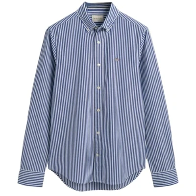 Abbildung von Gant Langarmhemd »SLIM POPLIN STRIPE SHIRT«