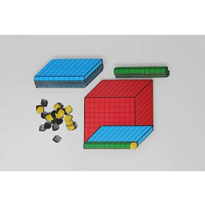 Abbildung von WISSNER 30601 aktiv lernen Dienes Dezimal Rechensatz magnetisch 54 Teile MAG Pap