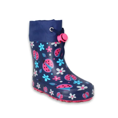 Abbildung von Beck Warmfutter GLÜCKSKÄFER WARM Gummistiefel für Kinder, Größe: 22, Blau Schuhe